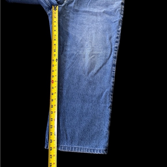 LL Bean Comfort Waist Jeans Men’s Size 42x29 Elastic Stretch Denim Cotton EUC - Picture 2 of 6